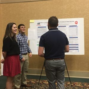 Students present research at poster session
