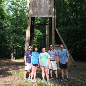 SURGG summer program at Ropes Course